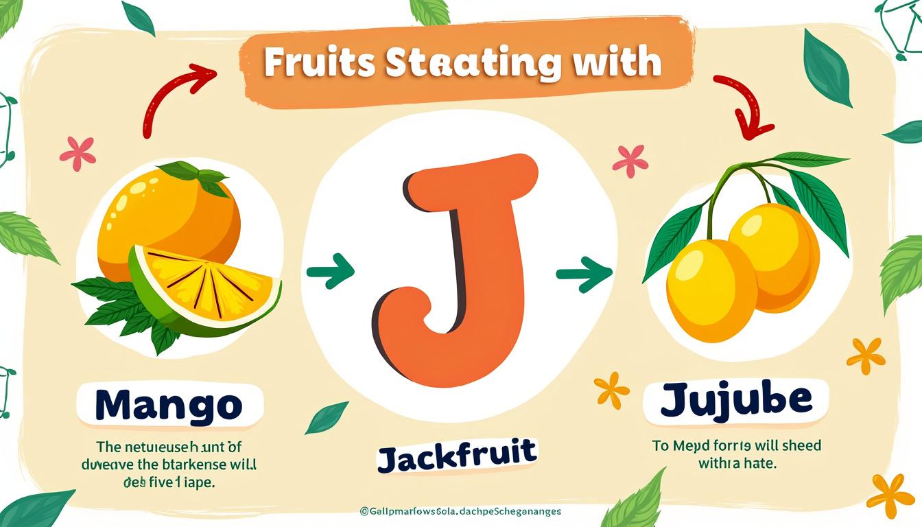 découvrez une liste complète de fruits commençant par la lettre j. idéal pour vos jeux de mots, quiz ou simplement satisfaire votre curiosité sur les variétés de fruits en j !