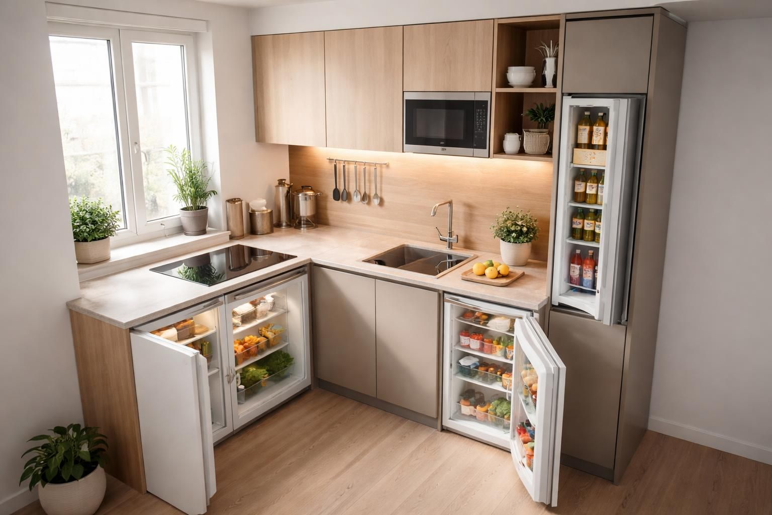 découvrez des astuces pratiques pour aménager votre cuisine même sans espace dédié au réfrigérateur et optimiser chaque centimètre.