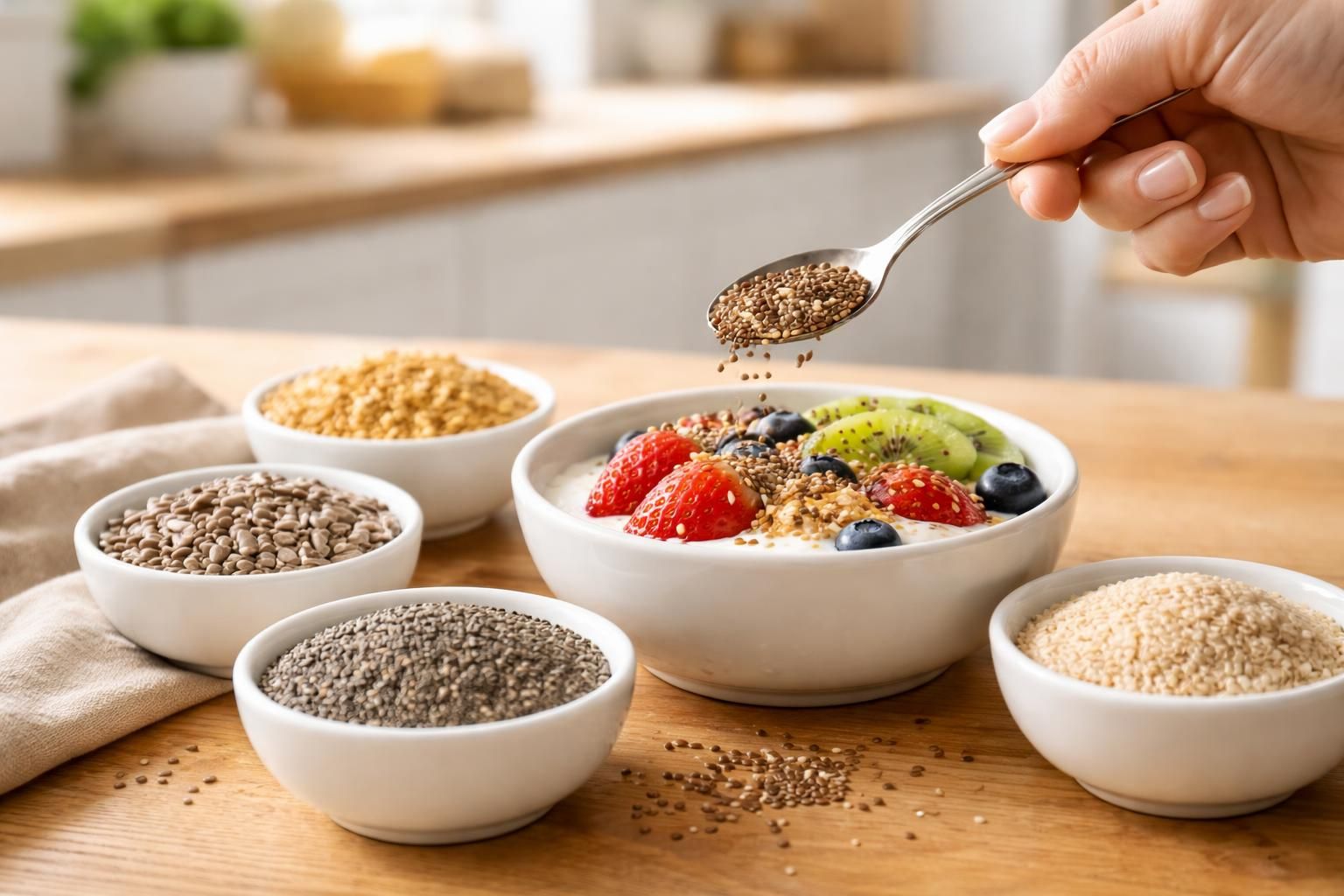 découvrez la quantité idéale de graines à consommer quotidiennement recommandée par les nutritionnistes pour une alimentation équilibrée et saine.