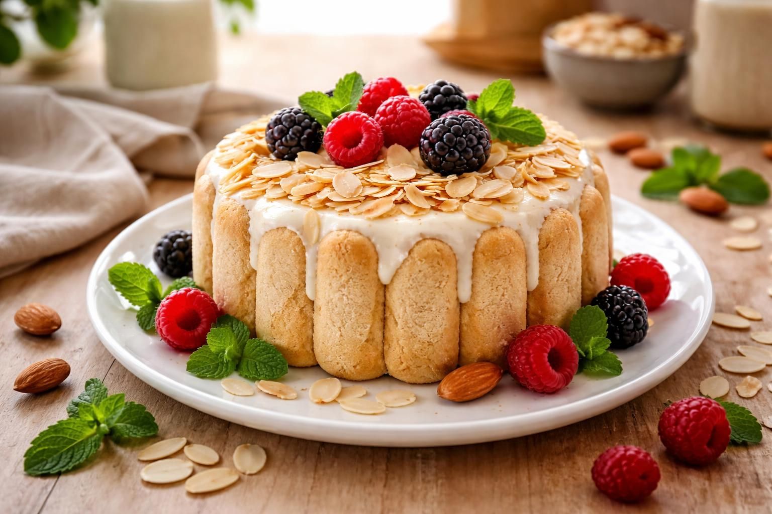découvrez des recettes vegan délicieuses de charlotte aux amandes, parfaites pour tous les gourmands à la recherche de douceurs saines et savoureuses.