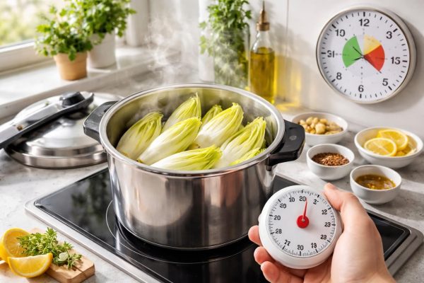 découvrez comment adapter le temps de cuisson des endives à la cocotte minute pour obtenir une texture parfaite selon vos préférences, qu'elles soient fondantes ou légèrement croquantes.
