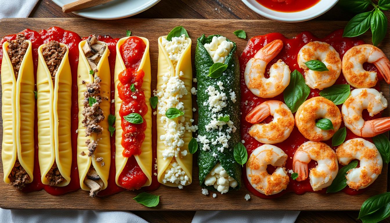 découvrez comment préparer des cannelloni savoureux et sains à l'air fryer, avec une garniture délicieuse qui ravira vos papilles en toute simplicité.