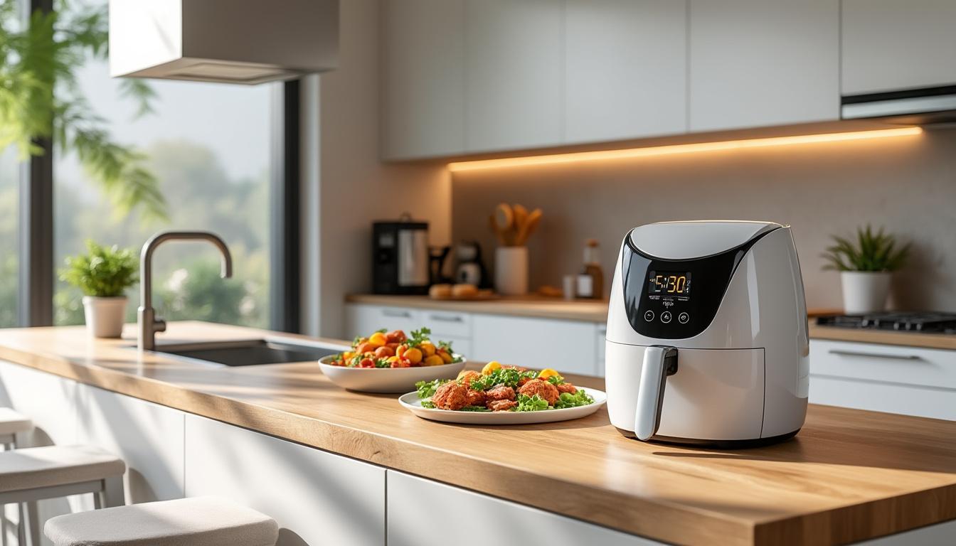 découvrez comment utiliser votre air fryer medek grâce à notre guide détaillé. suivez nos étapes simples pour cuire vos plats préférés de manière saine et rapide. maximisez les performances de votre friteuse à air avec des conseils pratiques et des astuces de cuisson.