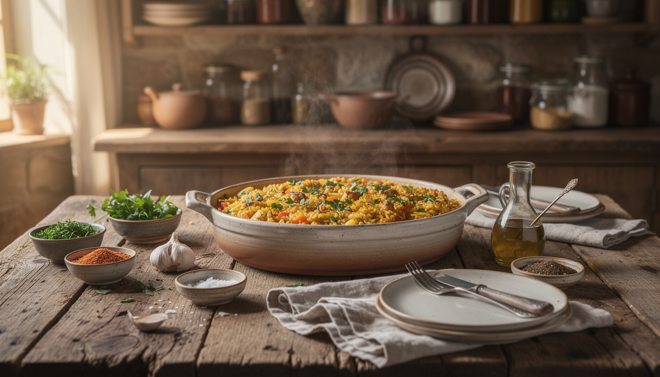 découvrez la recette gourmande du riz au four de cyril lignac, une spécialité savoureuse à réaliser facilement chez vous. à tester sans attendre pour régaler toute la famille !