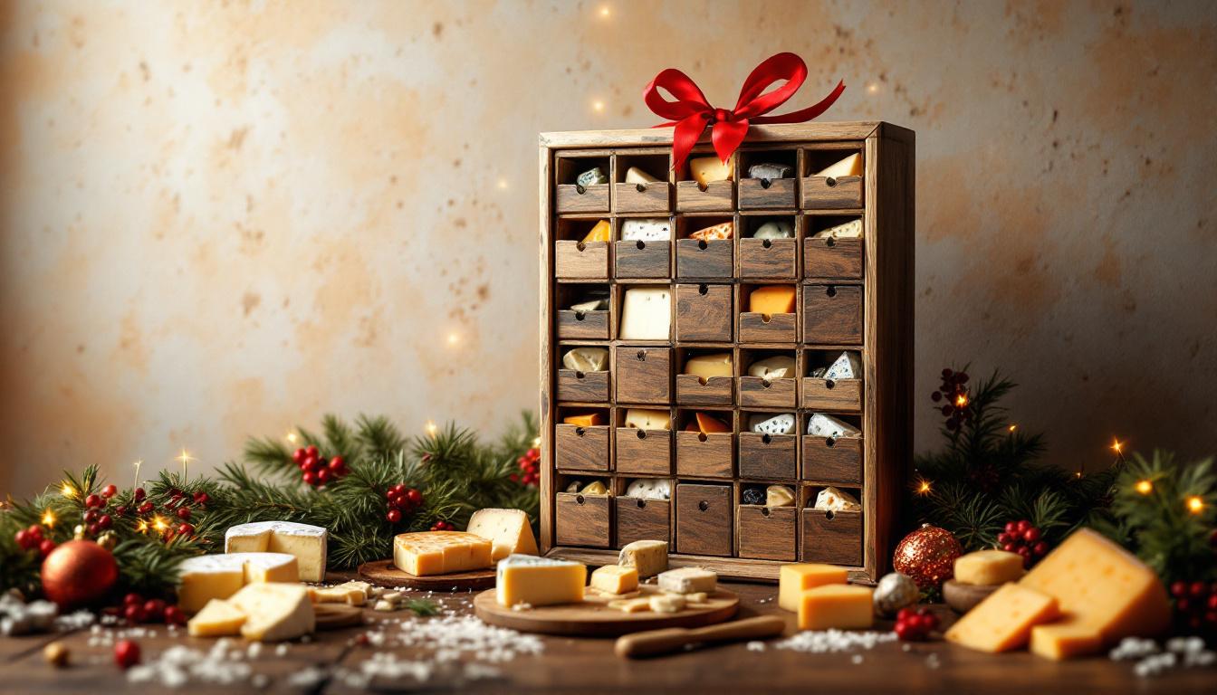 découvrez notre sélection du meilleur calendrier de l'avent fromage pour savourer chaque jour une surprise délicieuse et égayer vos fêtes de fin d'année.