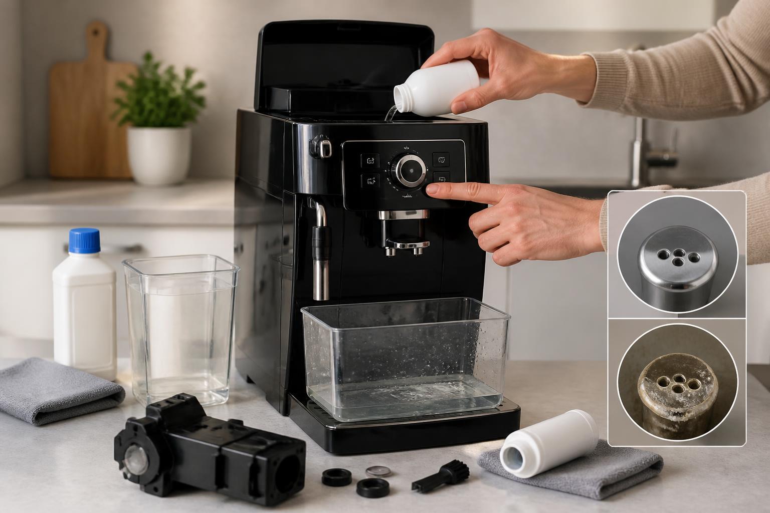 découvrez notre guide complet pour le détartrage de votre delonghi magnifica s : méthode efficace, conseils pratiques et erreurs à éviter pour prolonger la durée de vie de votre machine à café.