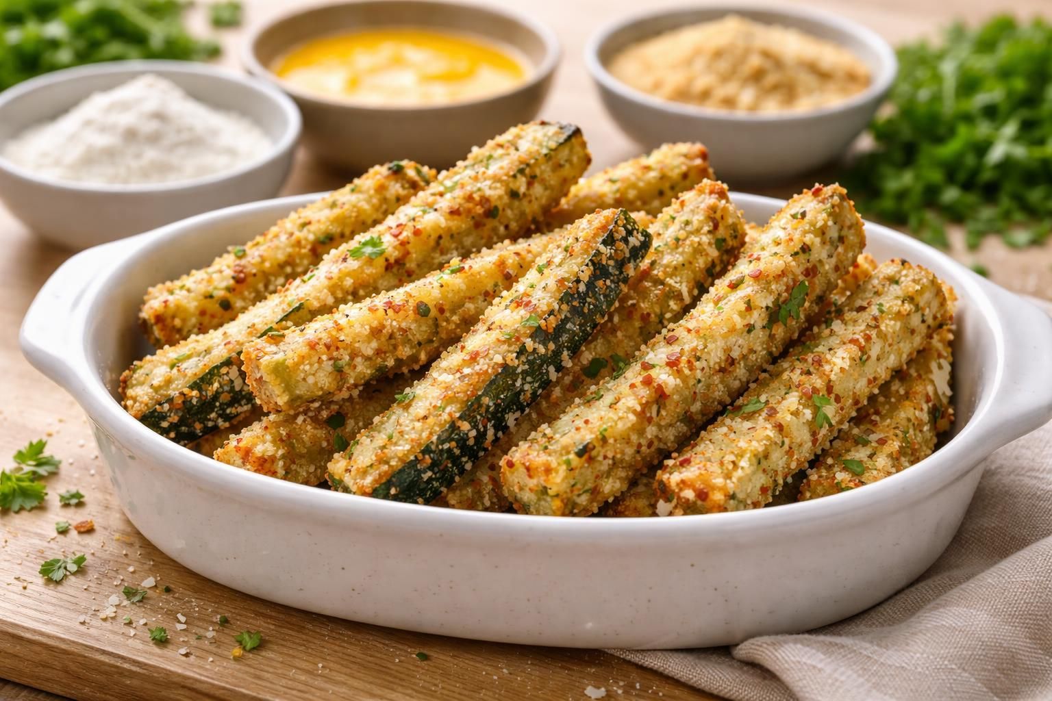 découvrez nos astuces pour réussir des frites de courgettes croustillantes à souhait et savourez une texture parfaite à chaque bouchée.