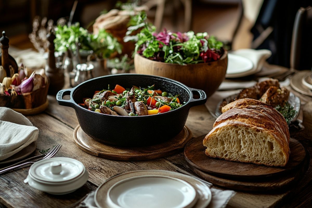 Lapin à la cocotte en fonte : le plat idéal pour un week-end gourmand