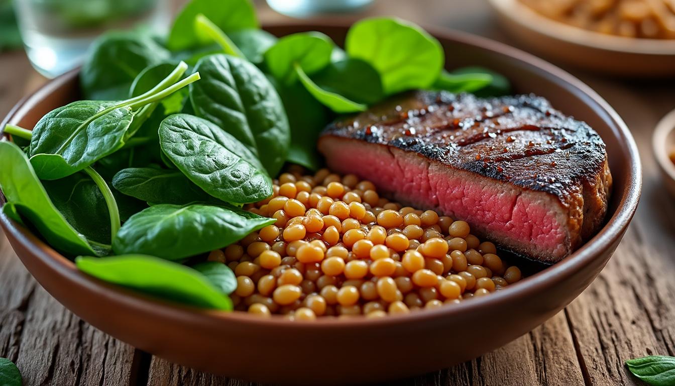 découvrez le meilleur menu de la semaine riche en fer, spécialement conçu pour optimiser votre santé et votre énergie au quotidien.