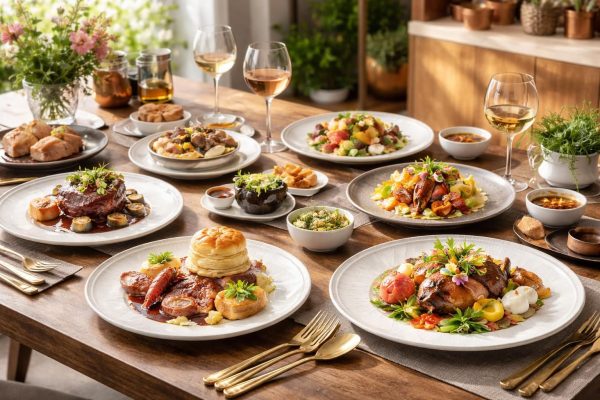 découvrez les influences culinaires de noémie honiat et bruno cormerais à travers leurs plats, alliant créativité et traditions pour une expérience gustative unique.