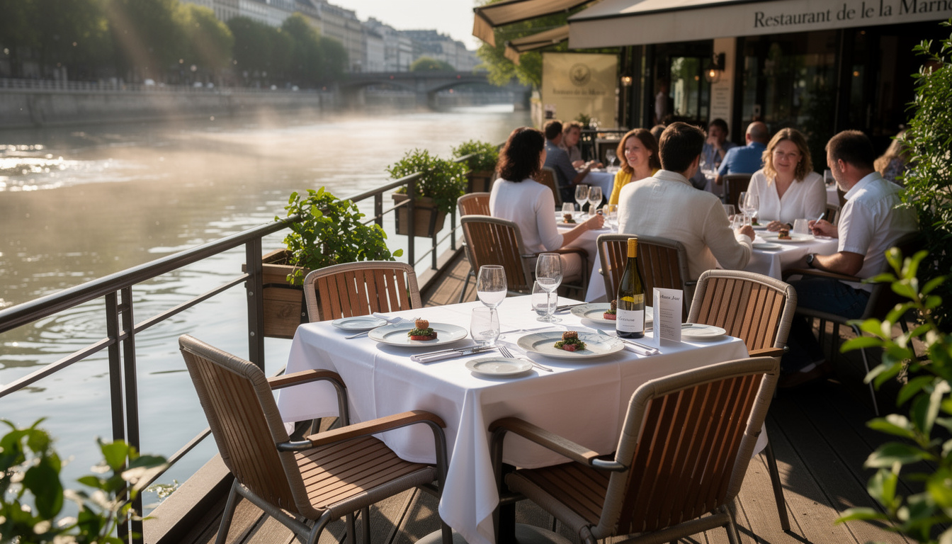 découvrez les meilleurs restaurants avec terrasse sur les bords de la marne (94) où gastronomie raffinée et cadre détente se rencontrent pour une expérience culinaire unique.