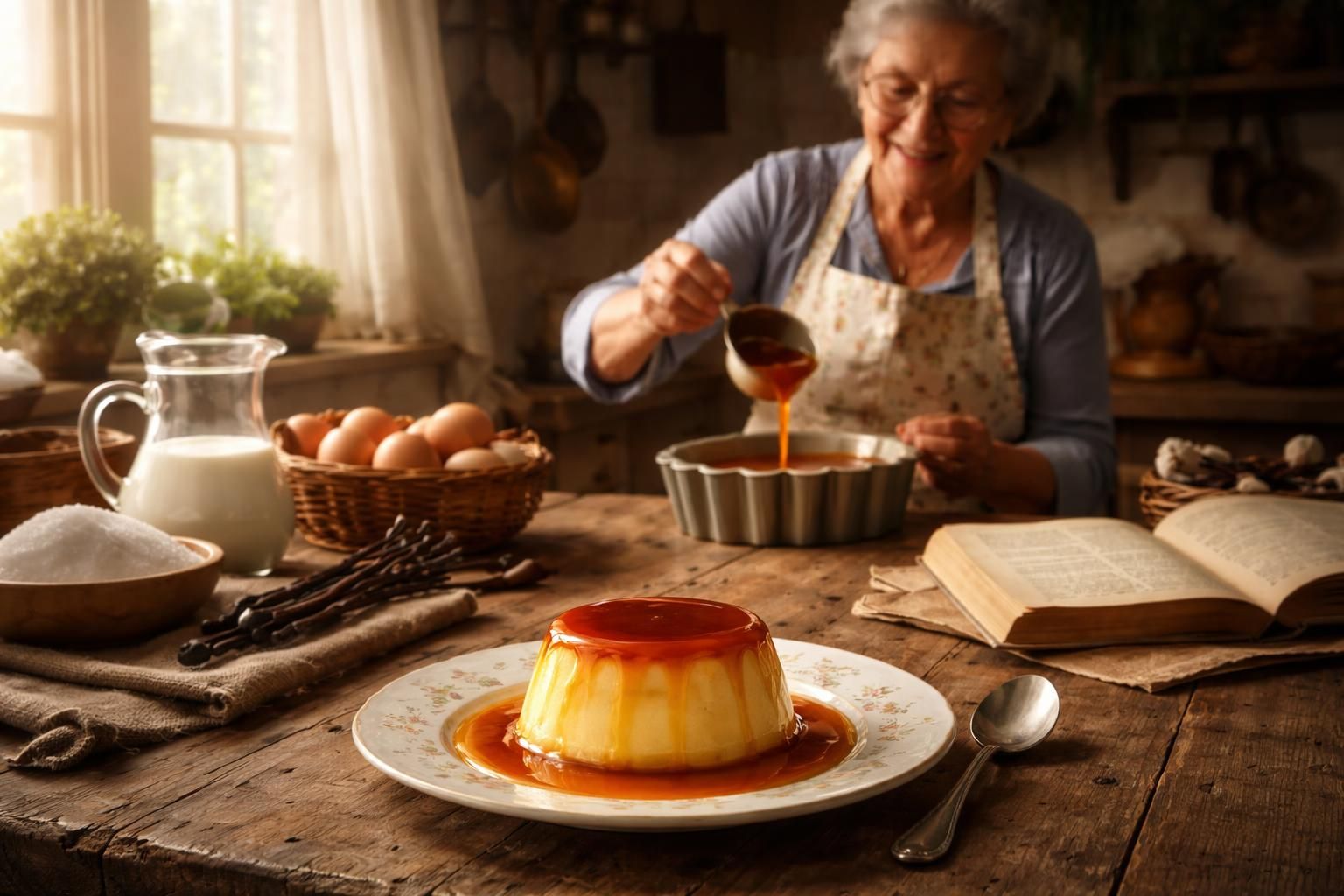 découvrez les secrets authentiques de la recette traditionnelle de crème caramel de grand-mère pour un dessert fondant et délicieux, facile à réaliser chez vous.