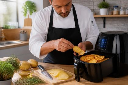 découvrez les astuces des chefs pour préparer des chips croustillantes et savoureuses avec votre air fryer. une recette simple et saine pour un snack parfait !
