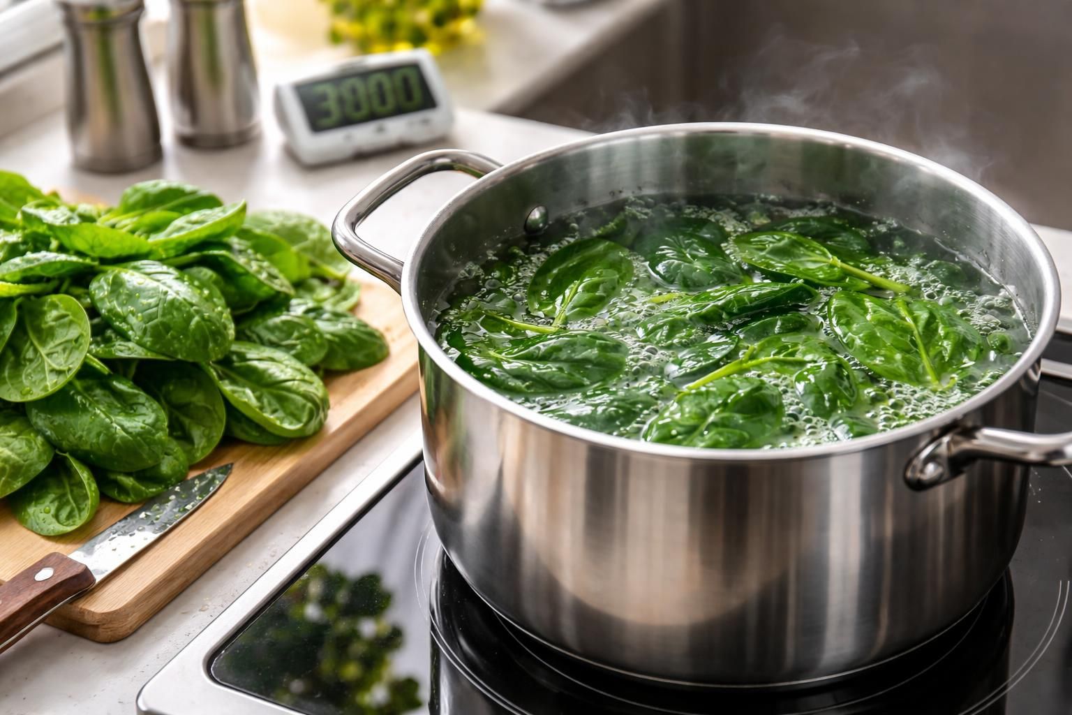 découvrez les astuces essentielles pour maîtriser le temps de cuisson des épinards frais à l'eau et préserver leur saveur et leurs nutriments.