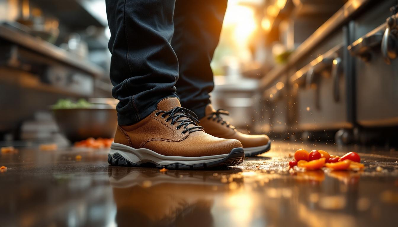 découvrez comment les chaussures de sécurité de cuisine améliorent le confort et la sécurité des professionnels, transformant ainsi l'expérience en cuisine.