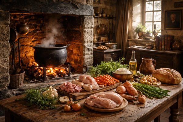 découvrez l'origine de la marmite sarthoise, un plat traditionnel mêlant histoire locale et recettes familiales transmises de génération en génération.