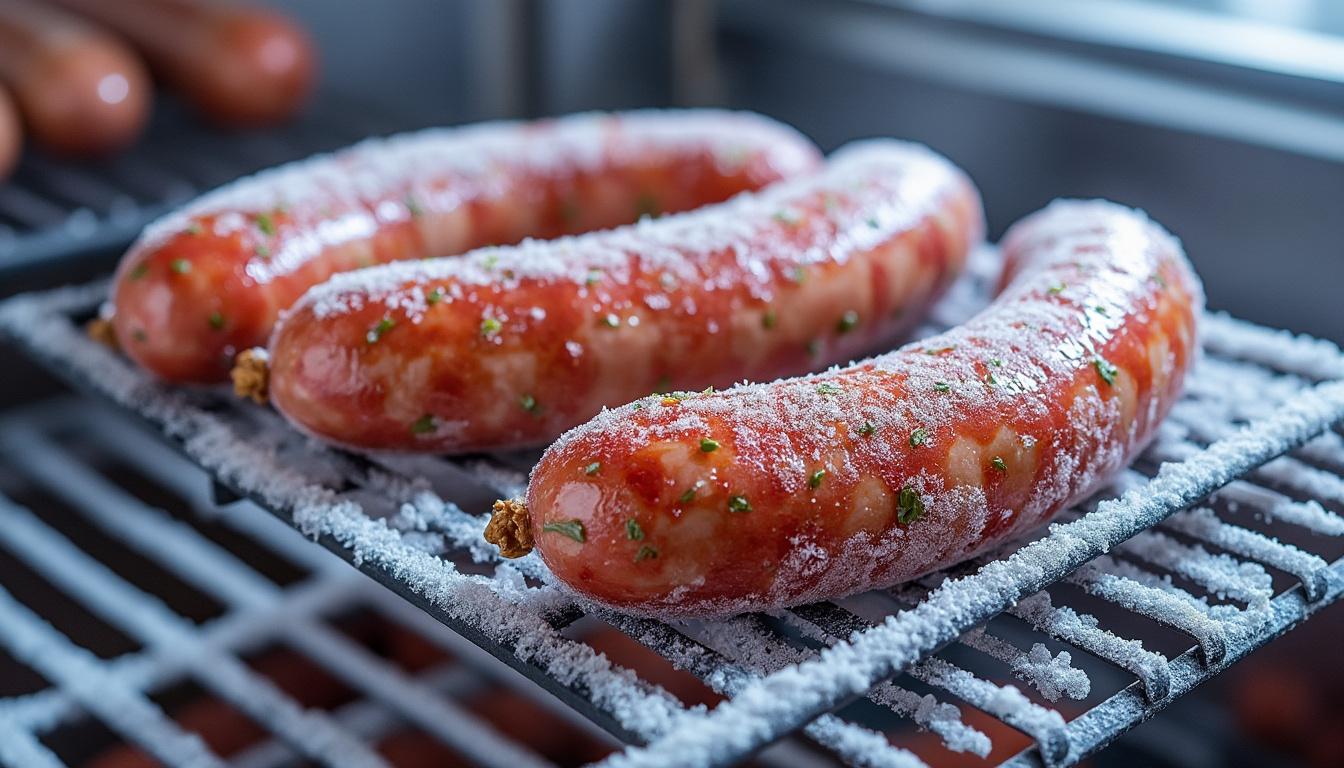 découvrez si consommer une saucisse congelée depuis 2 ans est sans risque pour votre santé, avec des conseils de conservation et de sécurité alimentaire.