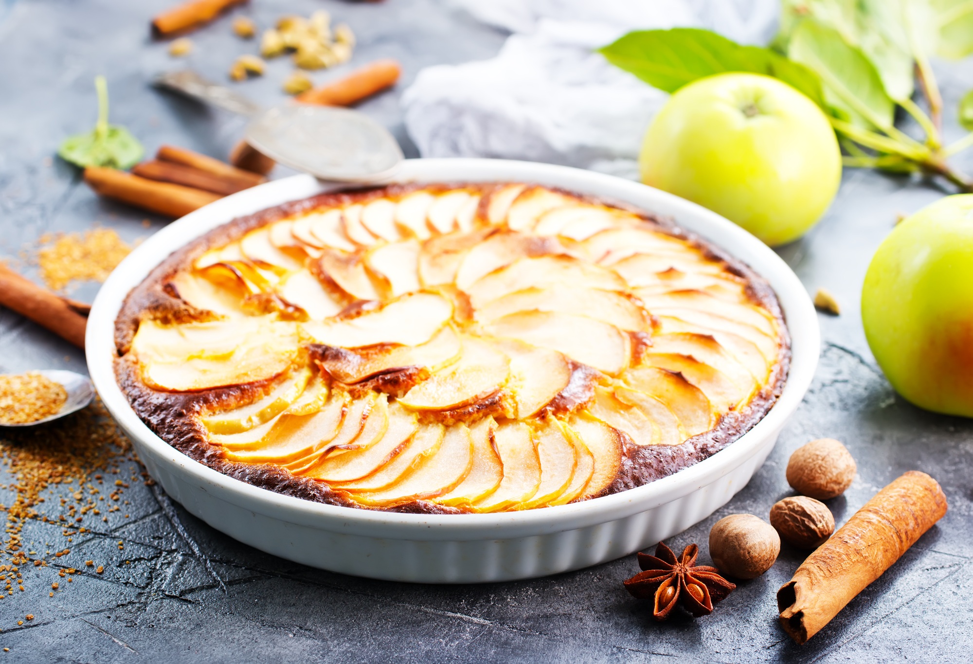 gâteau aux pommes