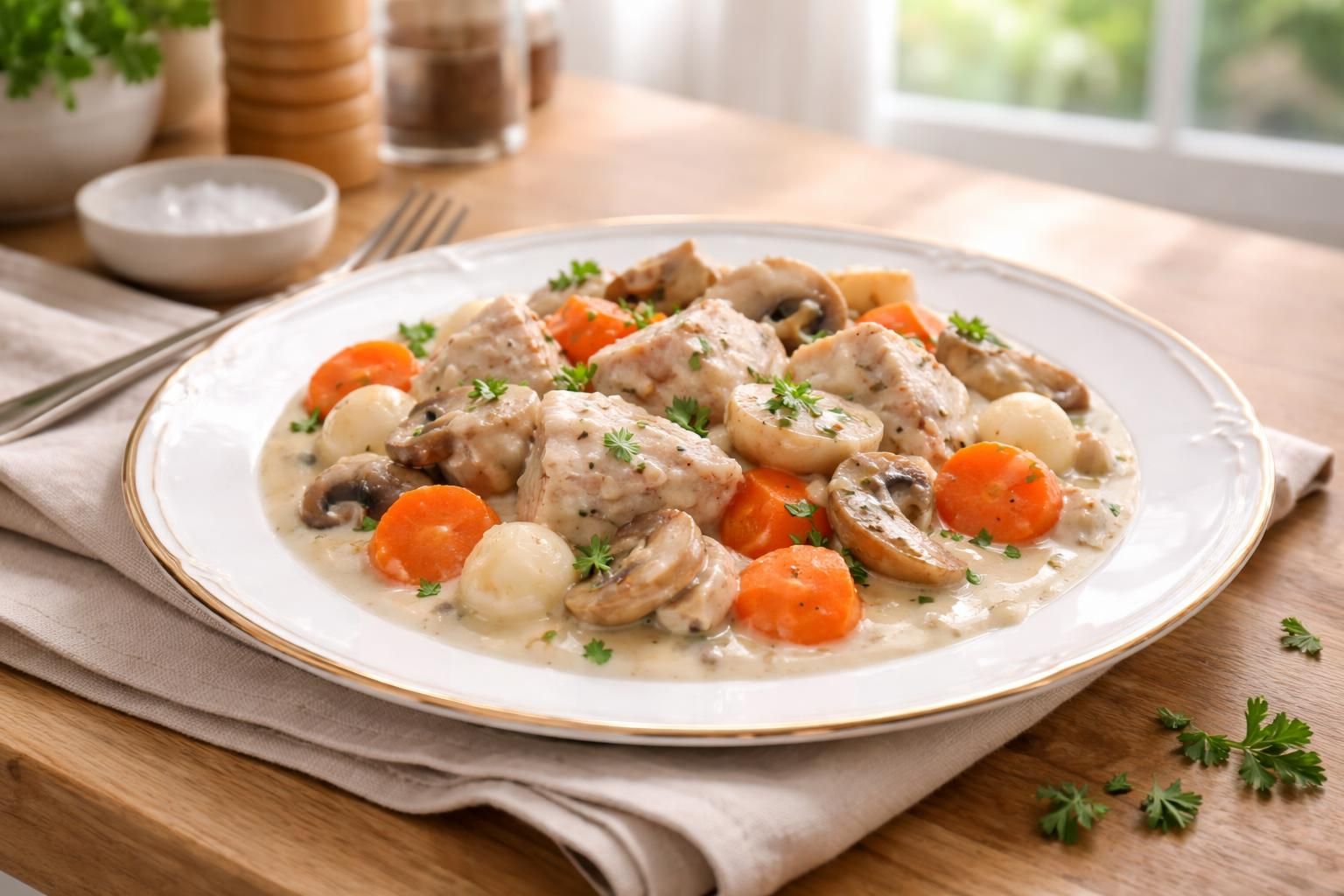 découvrez notre recette simple et savoureuse de blanquette de dinde, un classique revisité parfait pour les débutants en cuisine.