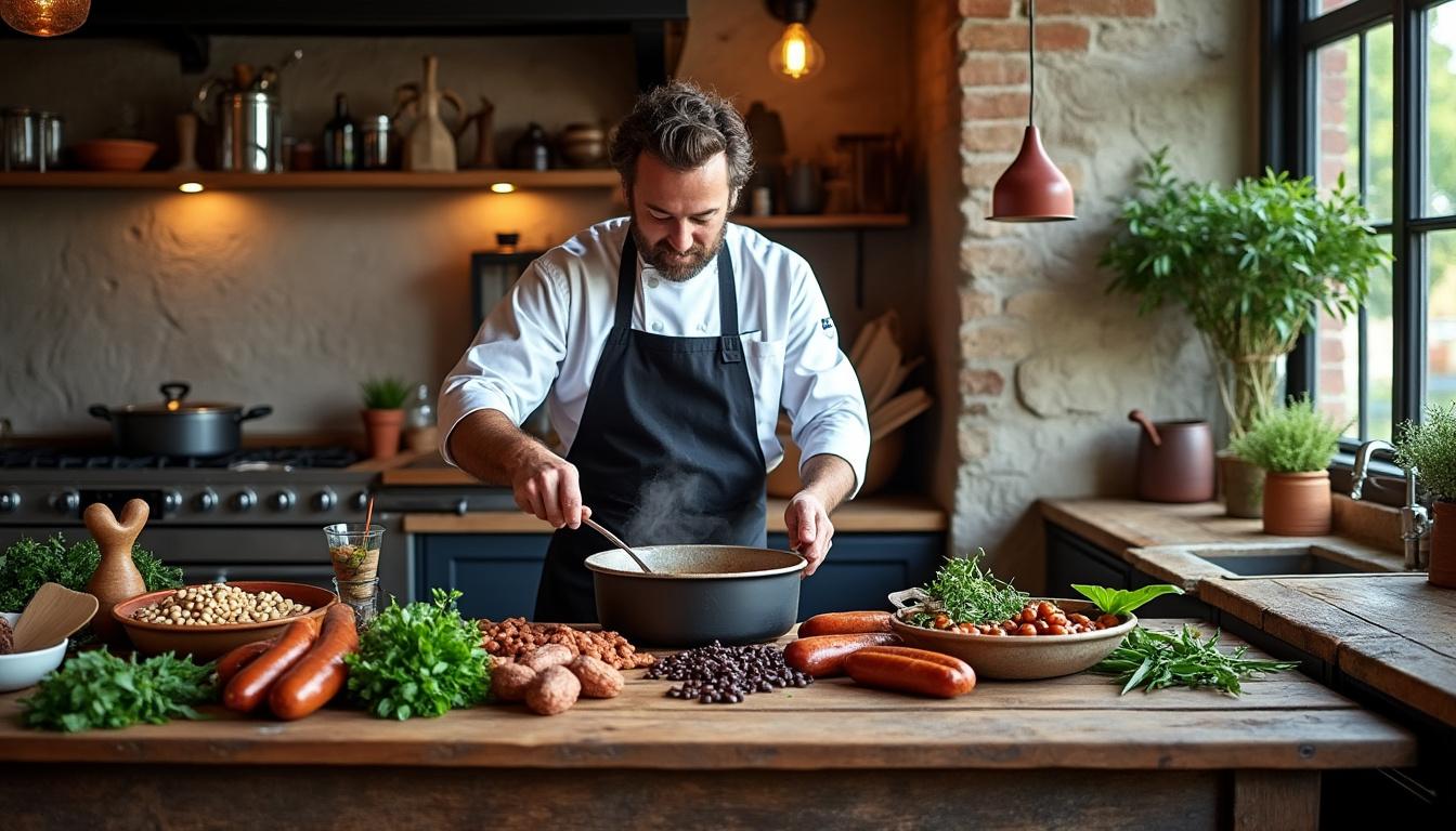 découvrez le cassoulet d'etchebest, une alliance parfaite entre tradition authentique et touches modernes pour régaler vos papilles.