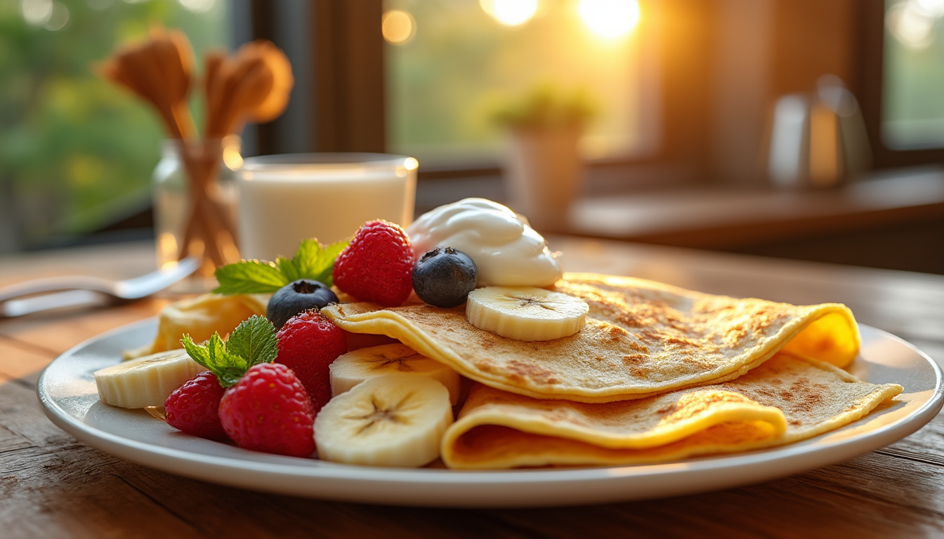 découvrez des recettes de crêpes faibles en calories pour vous faire plaisir sans culpabiliser. astuces, ingrédients légers et saveurs gourmandes au rendez-vous !