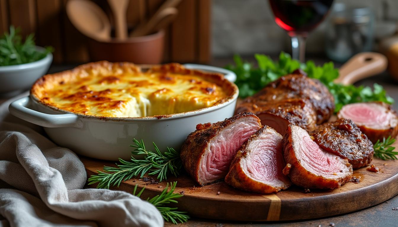 découvrez les meilleures associations de viandes pour accompagner un savoureux gratin dauphinois. des idées délicieuses qui rehausseront le goût de ce classique de la cuisine française. explorez nos suggestions pour un repas réussi !