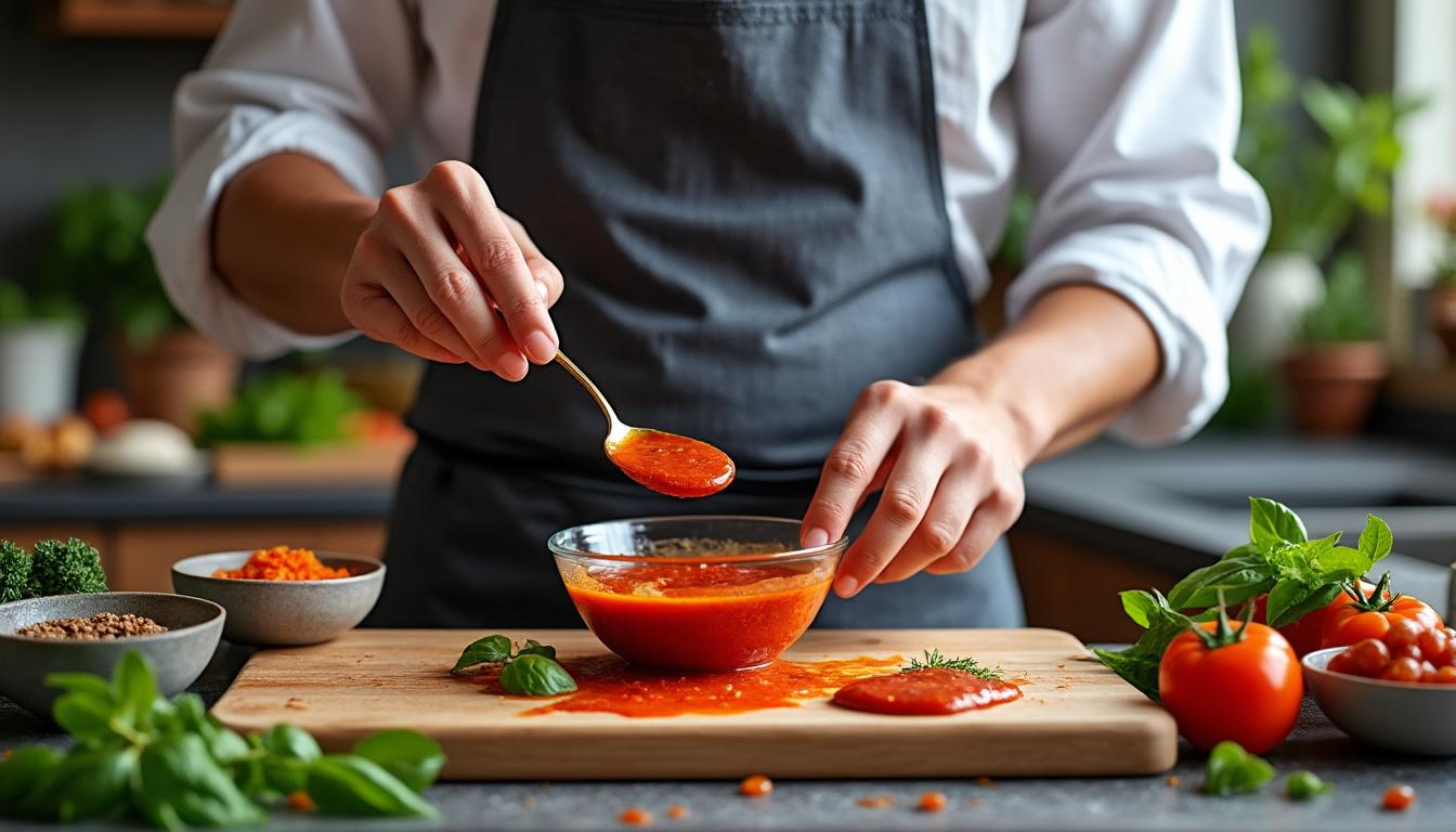 découvrez la technique 5c1m pour maîtriser l'art des sauces avec ce guide complet, spécialement conçu pour les chefs amateurs souhaitant sublimer leurs plats.