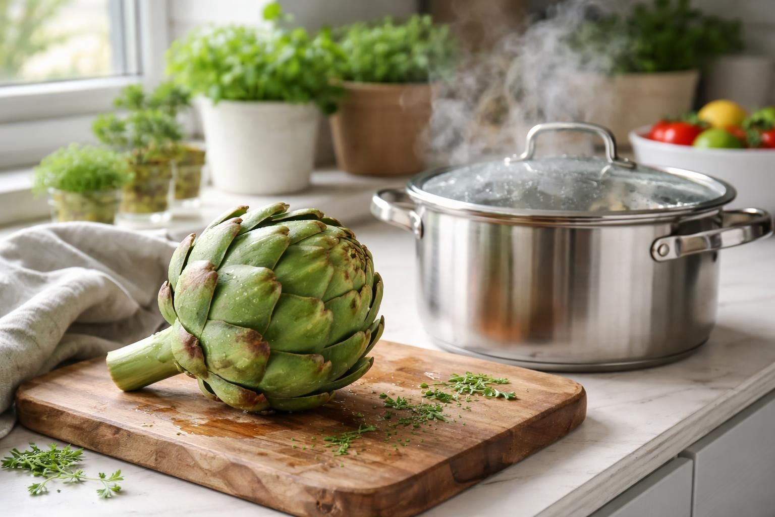 découvrez le temps idéal pour cuire un artichaut à la vapeur et profitez d'une cuisine saine et savoureuse, riche en bienfaits nutritionnels.