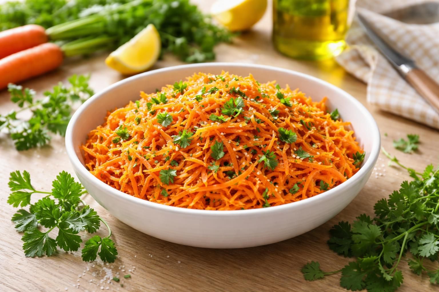 découvrez la recette incontournable des carottes râpées de cyril lignac, parfaite pour apporter fraîcheur et saveurs à vos plats d'été.