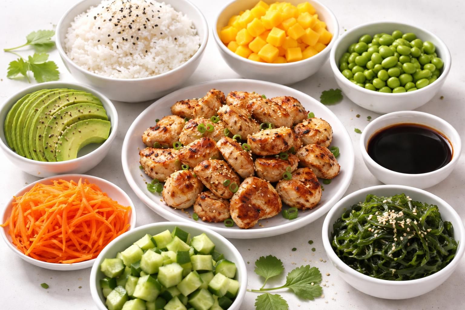 découvrez les meilleurs ingrédients pour préparer un poke bowl au poulet facile et savoureux, idéal pour un repas sain et gourmand.