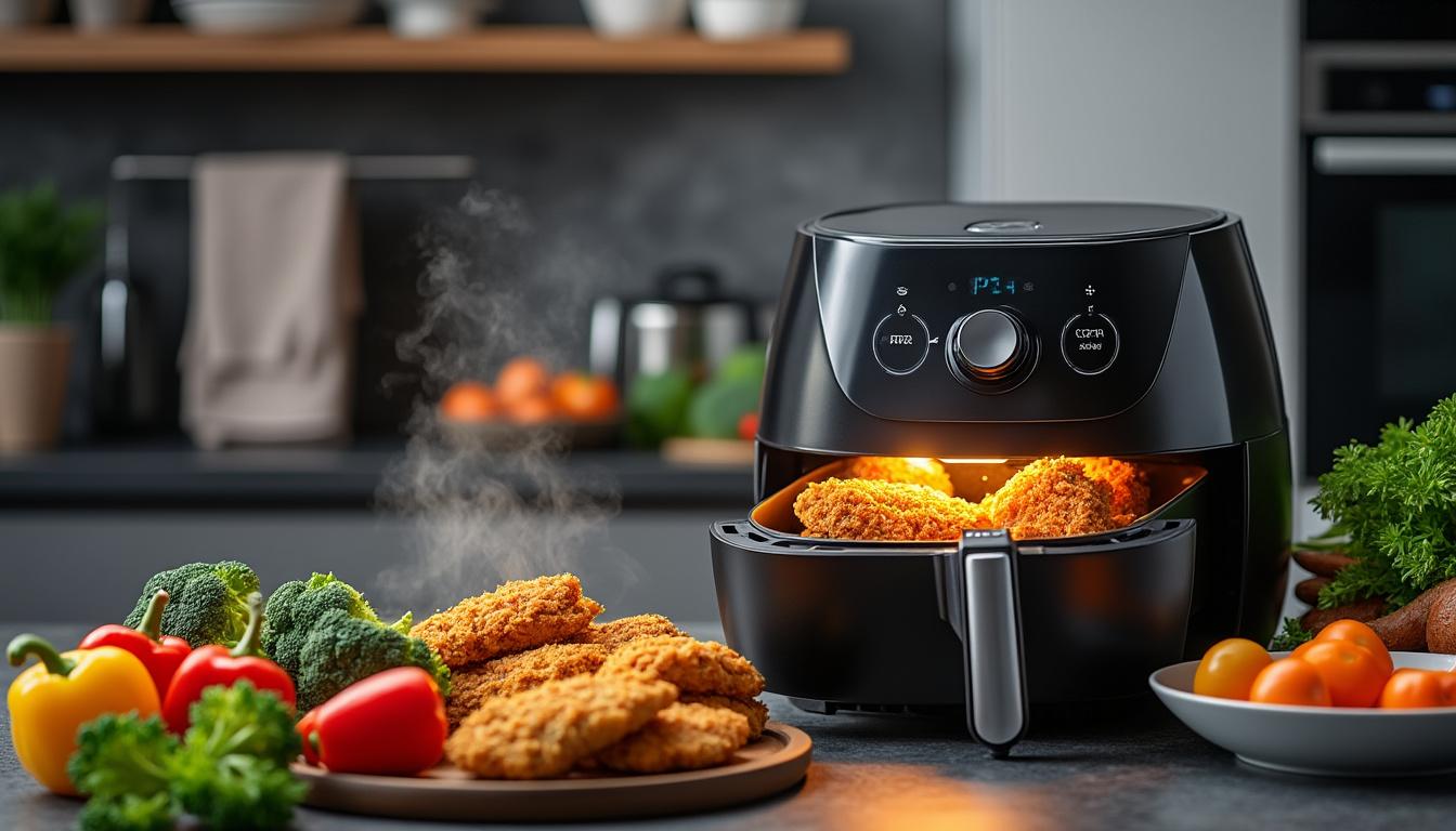 découvrez pourquoi le chicken préparé à l’air fryer est la meilleure option pour des repas sains, savoureux et rapides, avec moins de matières grasses et une cuisson homogène.