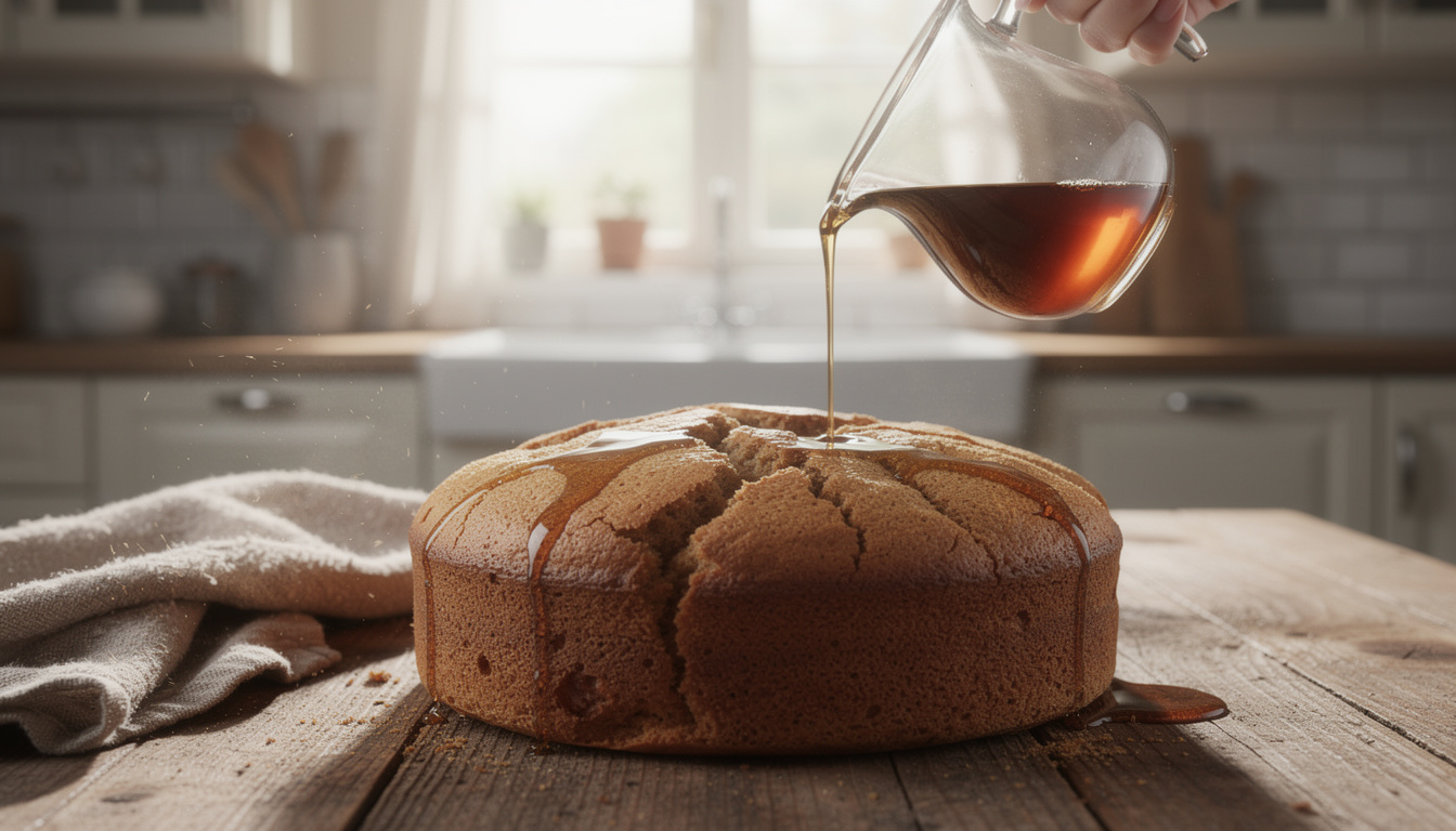 découvrez comment récupérer un gâteau trop sec grâce à des astuces simples avec du sirop pour lui redonner moelleux et saveur facilement.