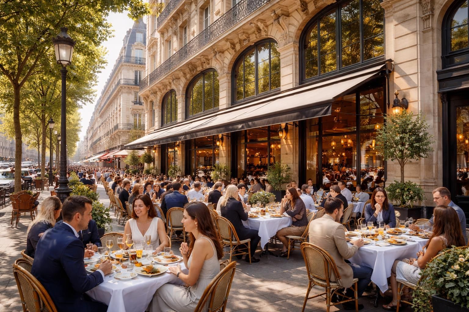 découvrez une expérience culinaire inoubliable au cœur des champs élysées. savourez des plats raffinés dans un cadre élégant et profitez d'un service exceptionnel. réservez votre table dès maintenant !