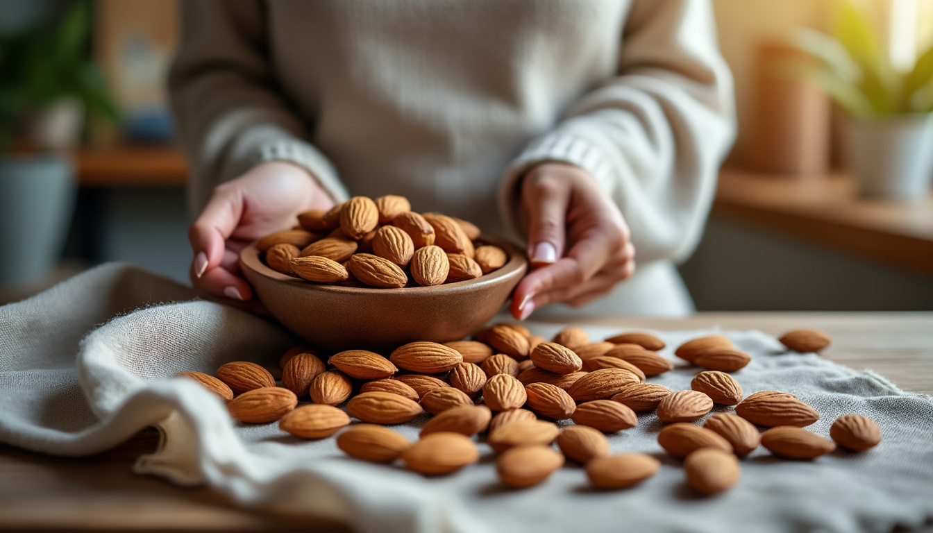découvrez le nombre idéal d'amandes à consommer pour une portion de 100g lors de vos collations. astuces santé, bienfaits et conseils pour profiter pleinement de ce fruit à coque délicieux et nutritif !
