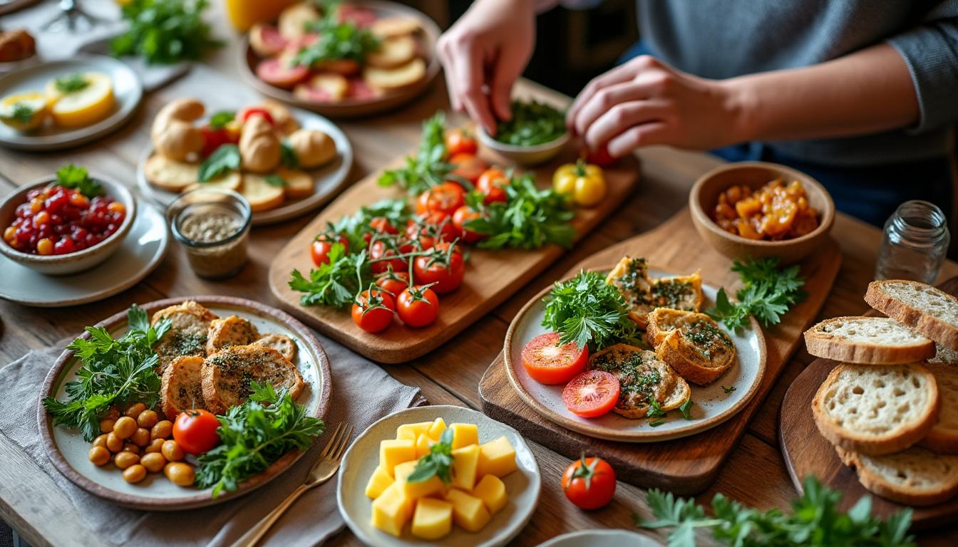 découvrez nos tapas végétaliens originaux, pleins de saveurs et préparés avec des ingrédients frais pour un plaisir gustatif inoubliable.