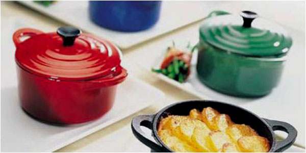 Cuisine en cocotte en fonte