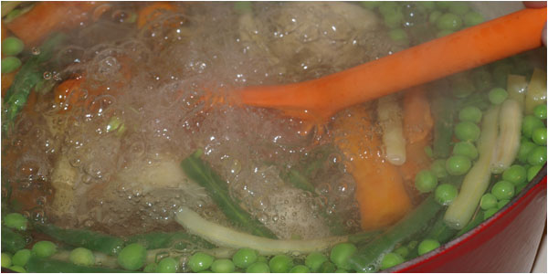Recette cocotte en fonte : légumes à mijoter