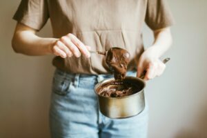 preparation gateau au chocolat