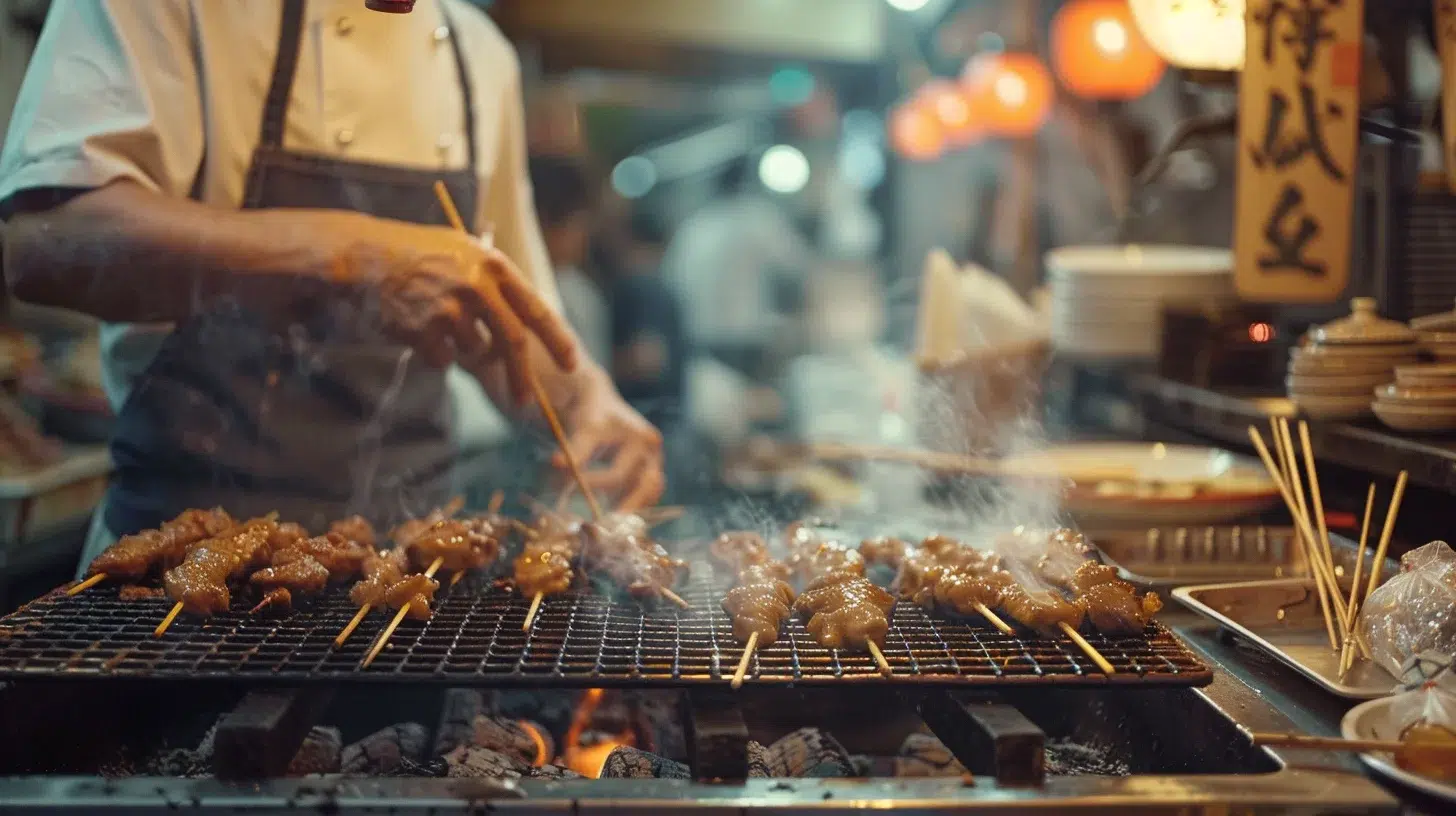 préparation yakitori