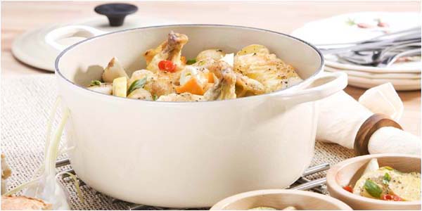 Chapon en cocotte en fonte, les bonnes recettes