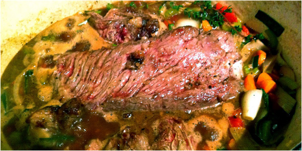 Rôti de bœuf en cocotte en fonte, idées de recettes